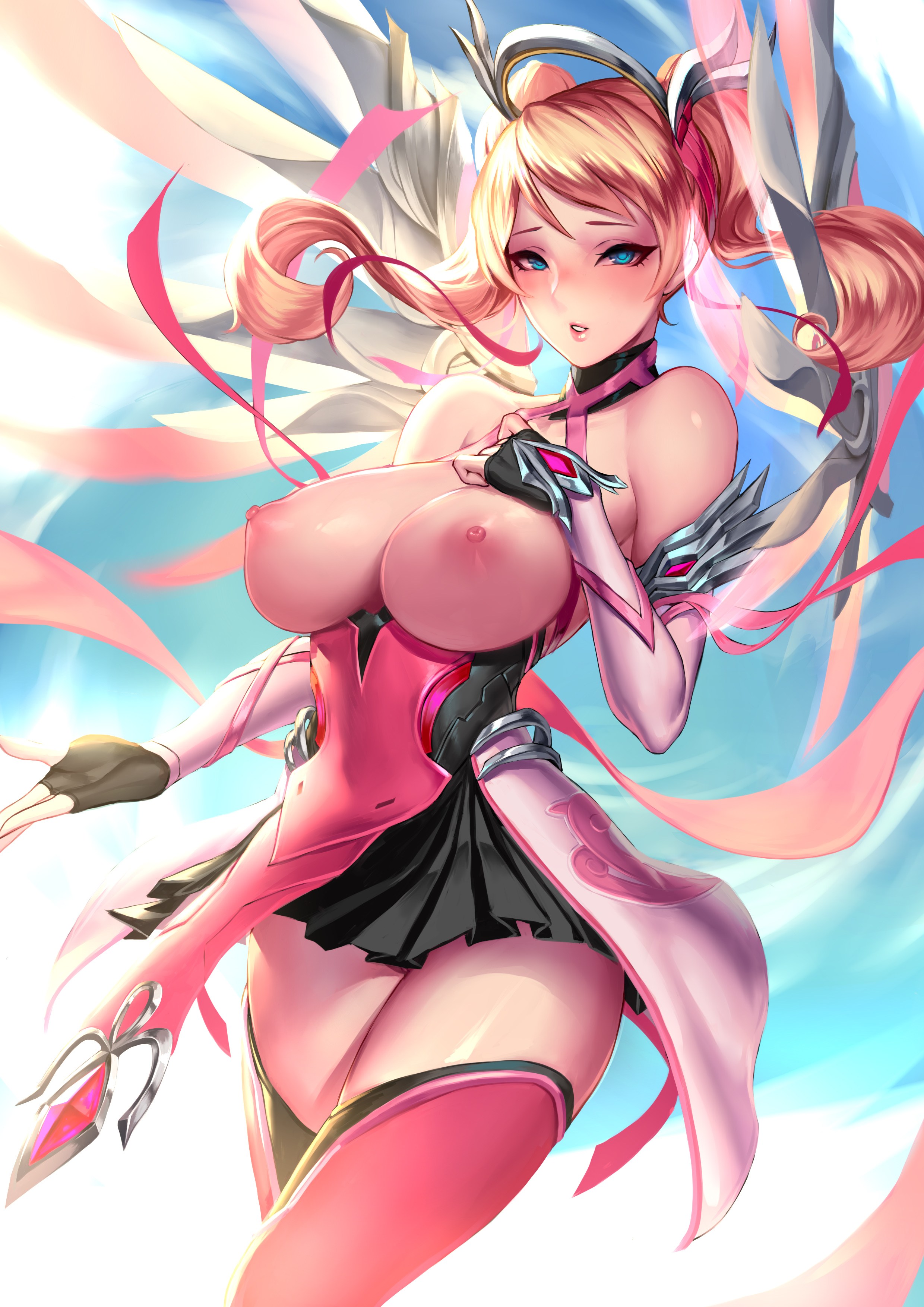 __mercy_and_pink_mercy_overwatch_drawn_by_cian_yo__ed127581c9096534b738a8e2b27a7f02